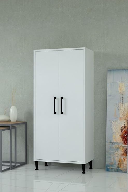 %100% Mdf Multi-Purpose Pantry Cabinet White
