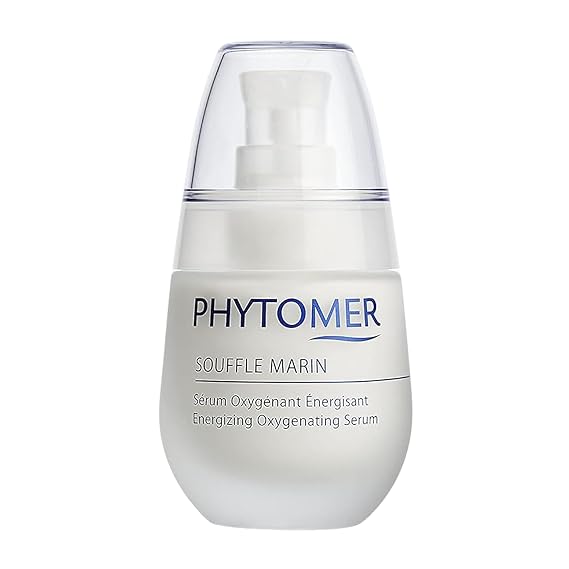 Phytomer Souffle Marin Oxygenating Face Serum for Dull Skin (30 ml) | Lightweight Daily Serum with Active Marine Ingredients to Reduce Pollutants for a Fresh Complexion and Toned Skin
