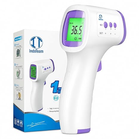 IndoTeam Forehead Thermometer for Adults, Kids & Babies