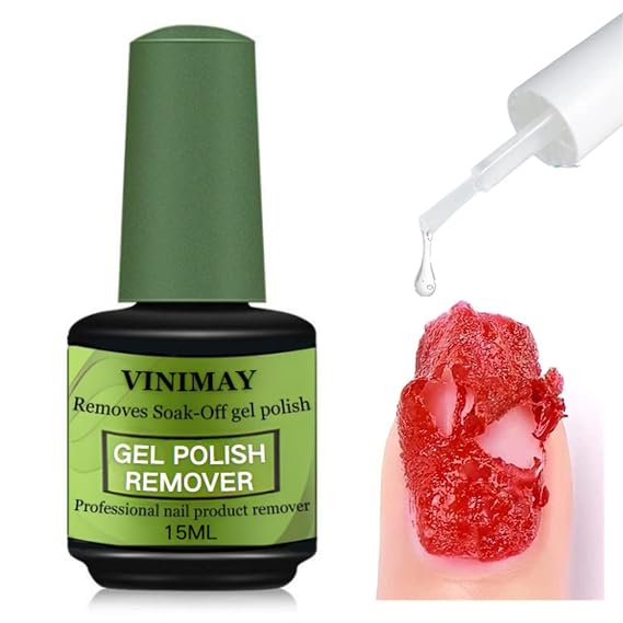 Gel Polish Remover for Nails - Nail Gel Remover - Quickly & Easily Gel Nail Polish Remover Within 3-5 Minutes - No Soaking or Wrapping Gel Remover - Don't Hurt Nails 0.25fl Oz (1)