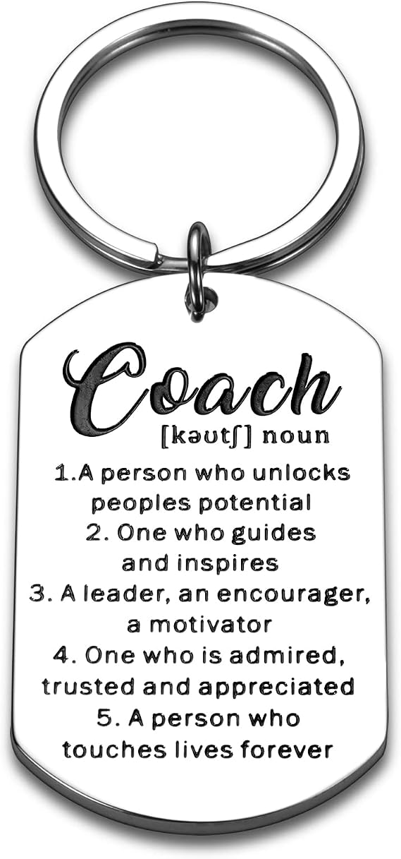 Soccer Coach Gifts for Men Coach Keychain Thank You Gifts for Coach