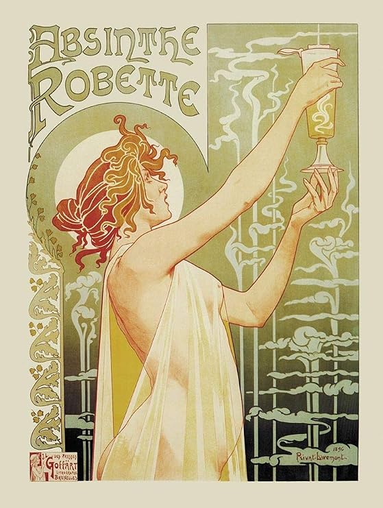 Posterazzi PDX341925SMALL Absinthe Rebette Photo Print, 18 x 24, Multi