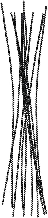 Chenille Stems 3mm 12" 25/Pkg-Black