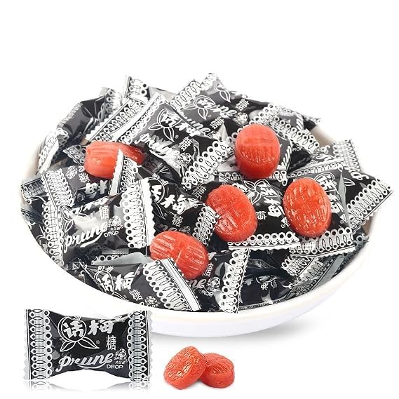 Sour Plum Candy, Plum Flavored Milk Candy, 168g/5.9oz