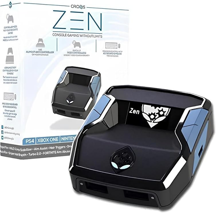 Cronus Zen, PS5/PS4/Xbox Series X ve S/Xbox One ile Uyumlu, PC Klavye Mouse Aparatı, Siyah