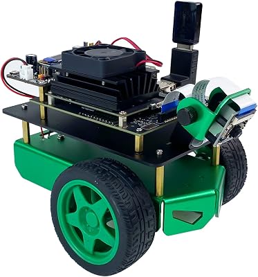 Yahboom Jetson Nano 4GB Robotic Jetbot Mini AI Programmable Python Robot Kit ROS Starter for Teens 4GB Ver Jetbot Mini Without Nano