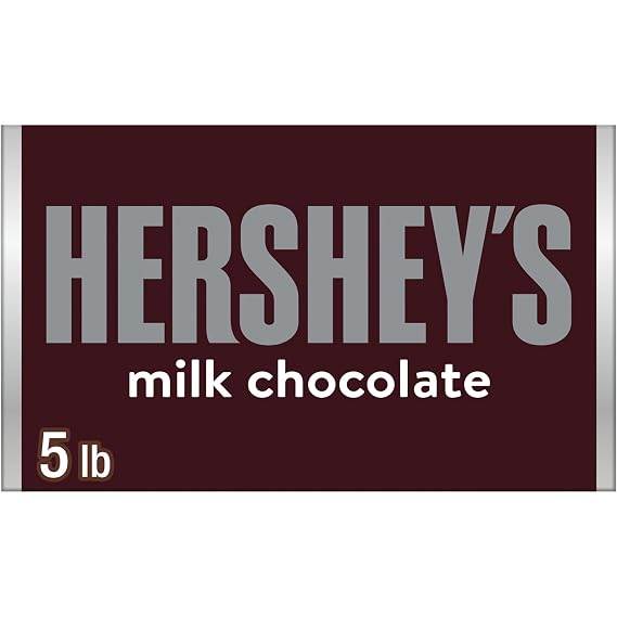 HERSHEY'S Milk Chocolate Candy Bar, 5 lb