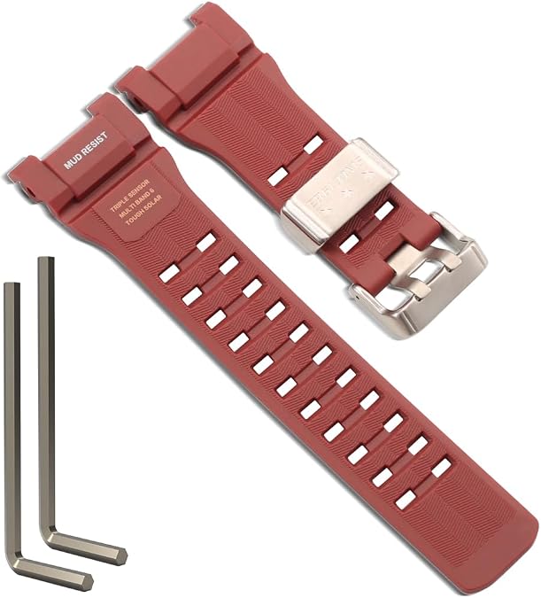 GWG-B1000 Watch Band Compatible with Casio GWG-B1000-3AJF GWG-B1000EC-1AJF GWG-B1000-1A4JF GWG-B1000-1AJF Master of G Series Replacement Wirstband