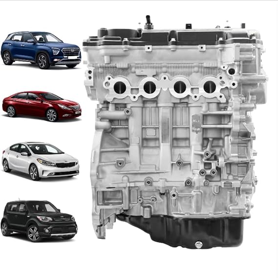 G4NC 2.0L Engine Assembly Long Cylinder Block Assembly Compatible with Hyundai Elantra i40 Tucson; for Kia KX3 Carens Forte Soul 2012-2022