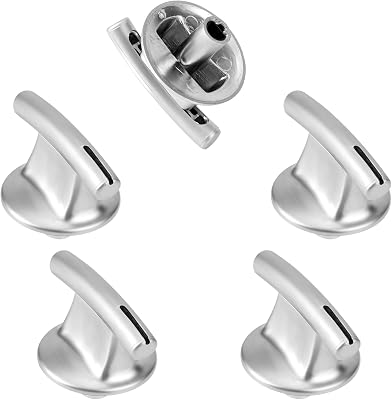 5pcs Upgraded 74007918 Burner Knobs, Stove Burner Control Knobs Cooktop Range Knobs Compatible with Jenn Air Replaces KIP 5D02 KIP 5002 74007918 7737P245-60 WP7737P245-60VP