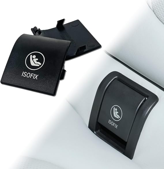 for BMW X5 G05 Child Seat Anchor Cover,ISOFIX Cover Rear Seat Latch Anchor Safety Belt Hook Buckle Cover Replacement for BMW X5 G05 2019-2025 52207499794 52207942147 1pcs