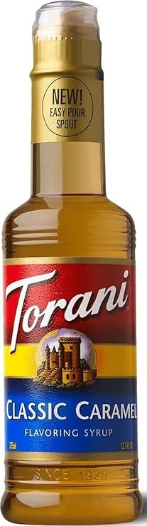 Torani Flavor Syrup Classic Caramel, 12.7 fl oz 375 ml PET