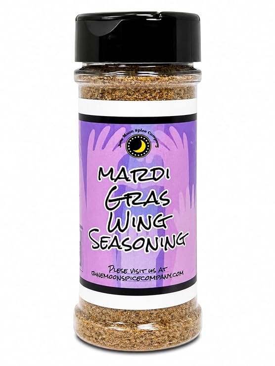 Mardi Gras Wing Seasoning | New Orleans-Style Chicken Rub | 5.5 oz