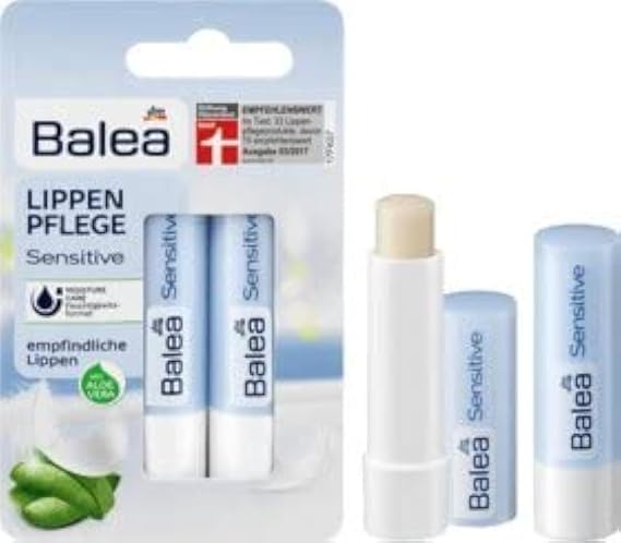 Balea Lip Care Sensitive 9.6 g (pack of 2) - German product