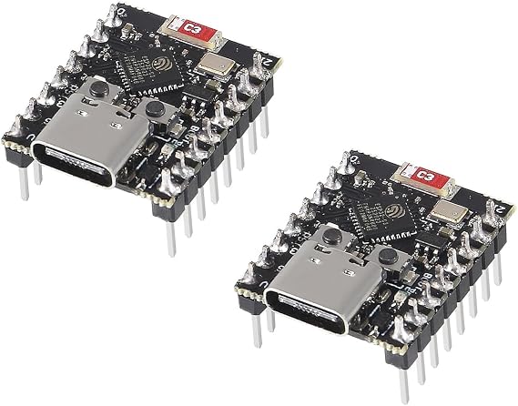2 x ESP32-C3 Super Mini Development Board Esp32-c3 Mini Soldered