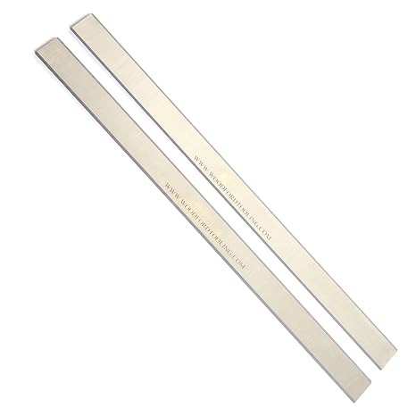 for Delta 22-540 Jointer Knives 12-12 Inch Double Edged Reversible Planer Blades Also fit Jet JWP-12-4P, JWP-12DX - Set of 2