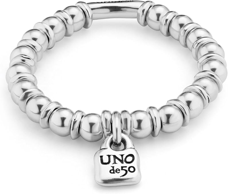 Uno de 50 BOHEMIAN Stretch Bracelet, Sterling Silver-Plated