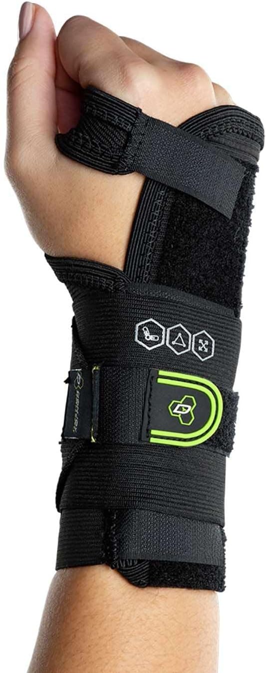 DonJoy Performance Bionic Elastic Wrist, Slime Green, XS/S,Right