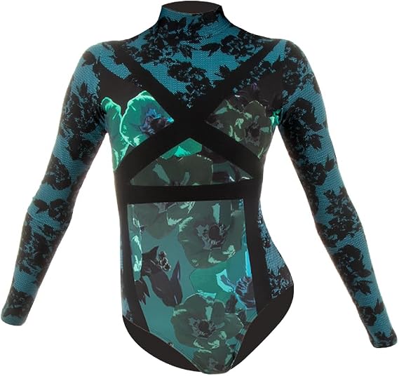 Alexandra Collection Womens Reflections Raglan Dance Costume Leotard