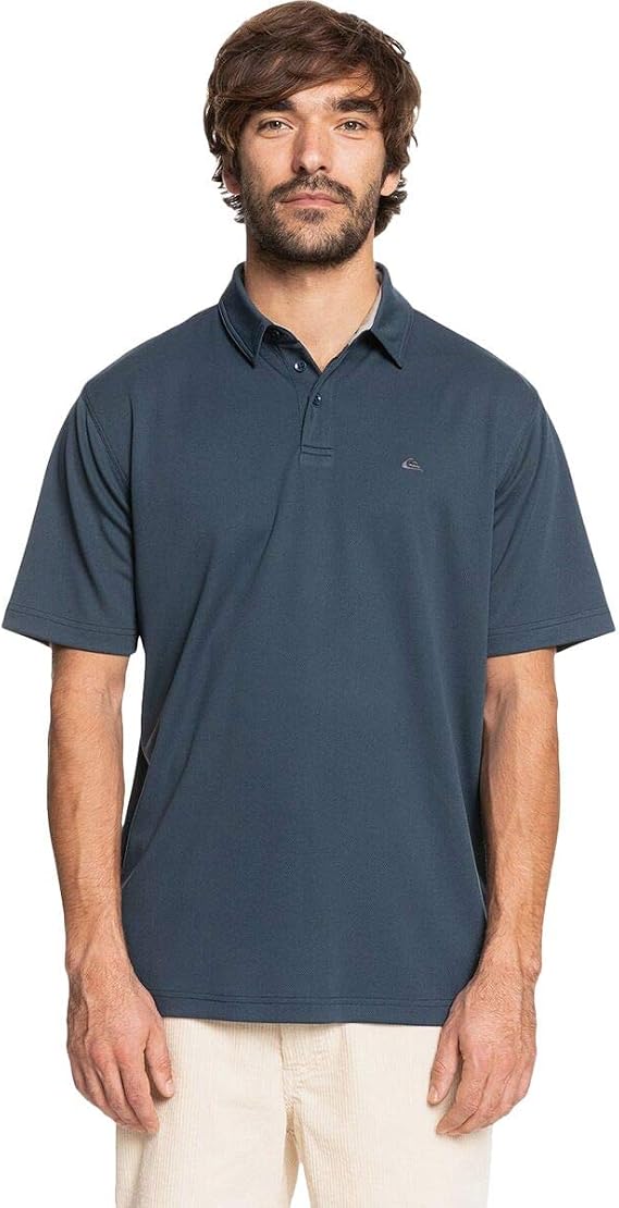 Quiksilver Men's Water Polo 2 Collared Polo Shirt