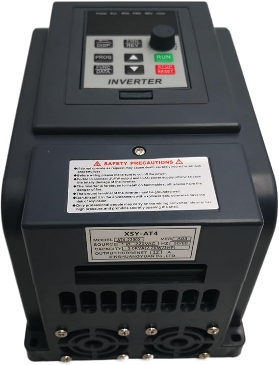 XSY-AT4 2.2KW(3HP) 220V Single Phase Input and 380-3Phases Output Frequency Converter Drive Frequency Inverter VFD