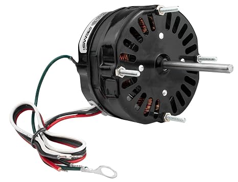 Exhaust Fan Motor Replaces Greenheck 302529 18.8W 115V 3 Speed 1550 RPM