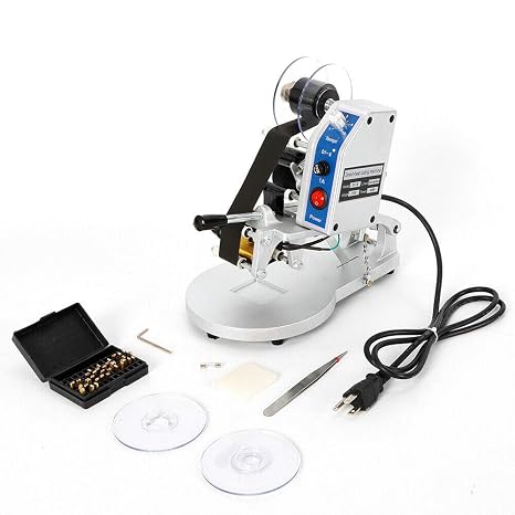 Electric Hot Stamp Printer Ribbon Manual Coding Machine Hot Foil Date Code Printing Machine 110V