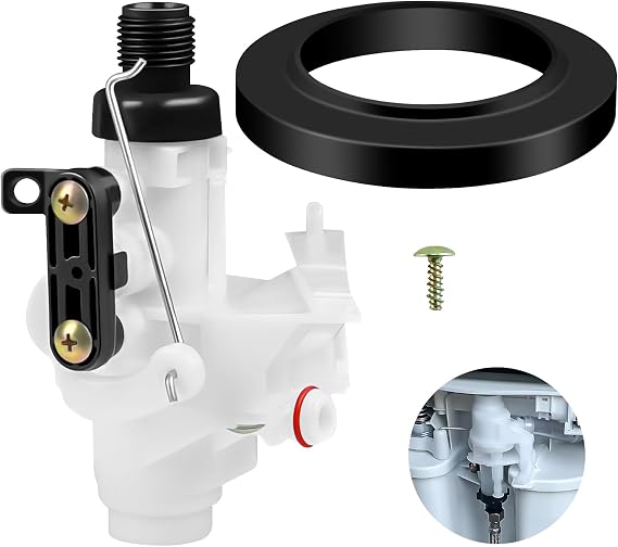 31705 RV Toilet Water Valve Kit for Thetford Aqua Magic V High and Low Models, RV Toilet Water Valve Kit Replace 31688 31687