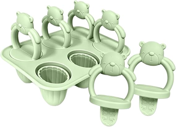Ice Cream Mold Non-Stick Silicone Freezer Tray
