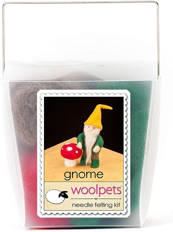 Woolpets, Needle Felting Kit, Intermediate, Gnome, 1039