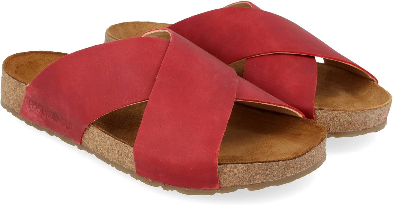 HAFLINGER Bio Mio Unisex Leather Mules