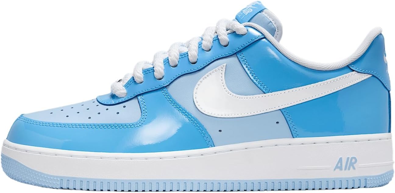Nike Air Force 1 '07 LV8 Men's Shoes (HV9405-400, Psychic Blue/University Blue/White) Size 11
