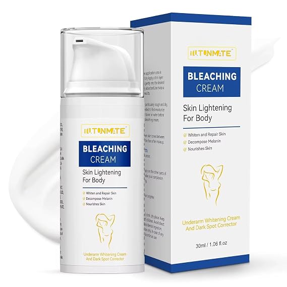 Skin Bleaching Cream for Intimate Areas Vitamin C Dark Spot Remover for Underarms, Knees, Elbows & Bikini Line