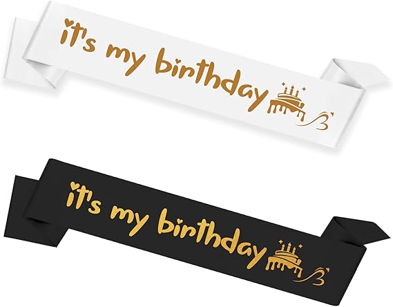 My Birthday Sash - Birthday Decorations & Gifts for Women & Men - Party Suppliers