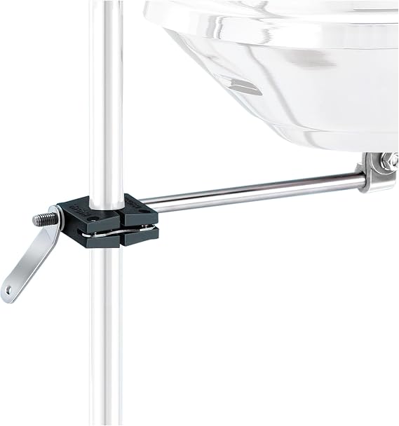 Magma A10-085 Round Rail BBQ Mount, Stainless Steel, 1-1/8" to 1-1/4" Rail