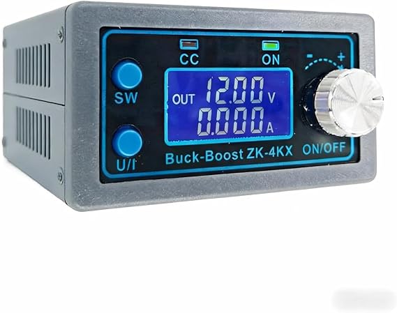 Programmable Buck-Boost Power Module: 0.5-30V 4A Adjustable DC Voltage Regulator with LCD Display & Multiple Protections
