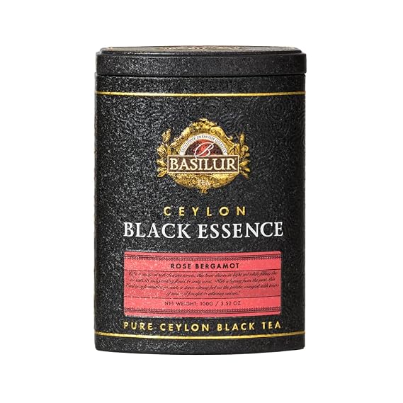 Basilur - Black Essence - Rose Bergamot Tin - 100 g