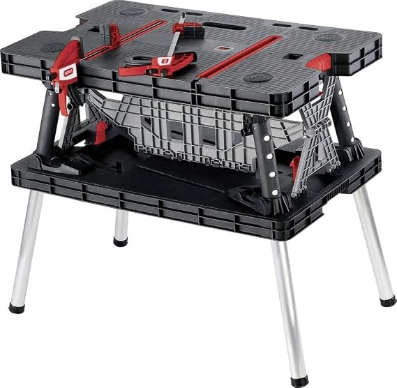 KETER 237005 katlanabilir çalışma tezgahı (G x Y x D) 85 x 75,5 x 55 cm
