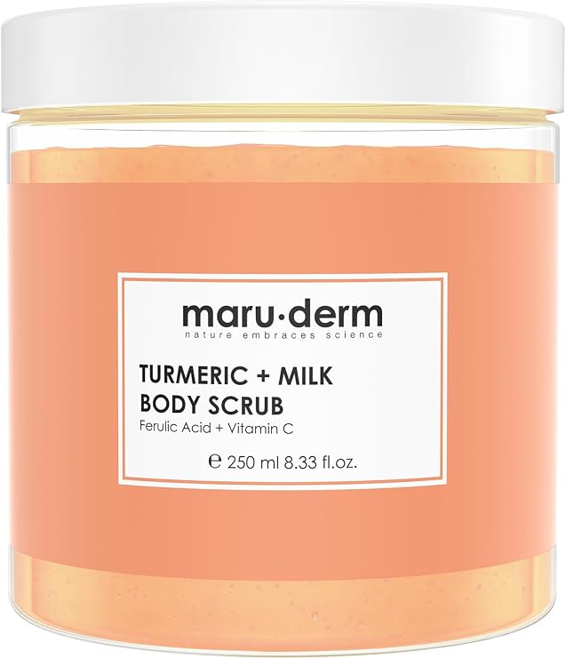 Maru.Derm Zerdeçal ve Süt Vücut Peelingi C Vitamini Ferulik Asit 250 ml