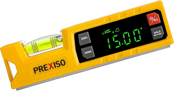 PREXISO Digital Level & Digital Protractor, 7" Angle Finder 0-90 & 0-180