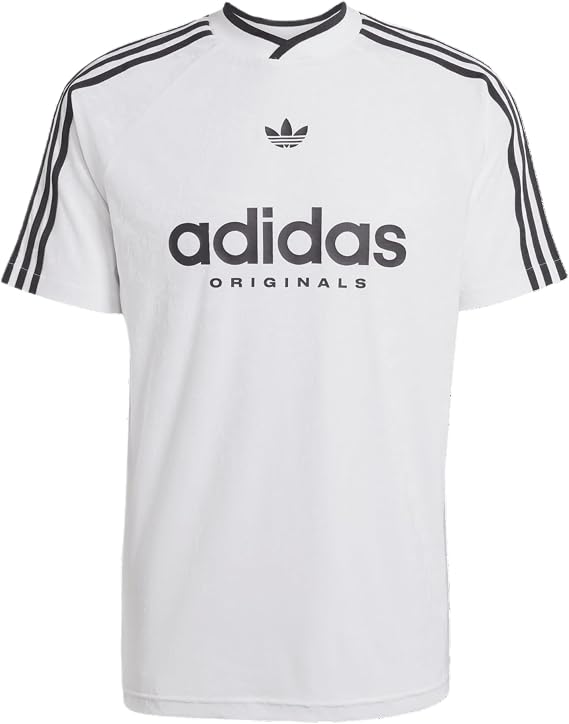 adidas Football Jersey - Men's (JW3906, White/Black) Size XX-Large