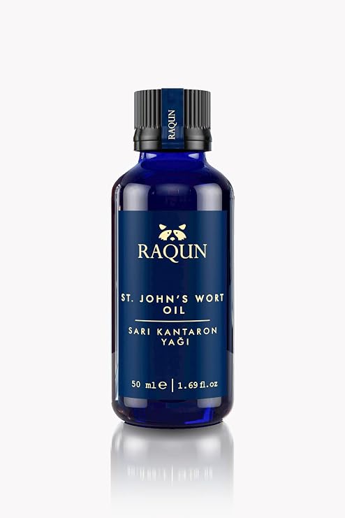 RAQUN Sarı Kantaron Yağı 50ml%100 Saf ve Doğal