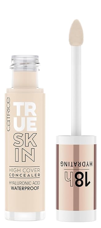 Catrice True Skin High Cover Concealer, Waterproof (001 | Neutral Swan)