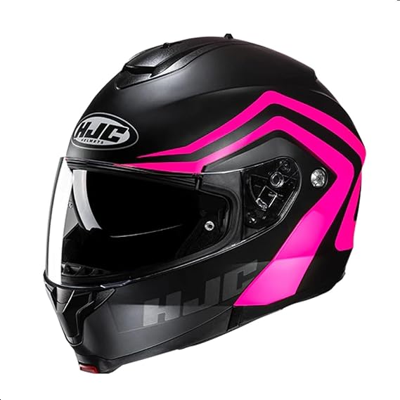 HJC C91 Nepos Modular Motorcycle Helmet with HJ-17 Pinlock Shield, DOT Approved (MC8SF, Small)