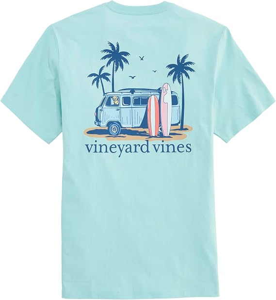 vineyard vines Pup and Surf Van Short Sleeve Tee