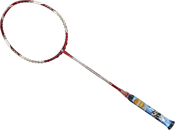 Apacs Feather Weight X II Gold Red Badminton Racket (8U) Worlds Lightest Badminton Racket
