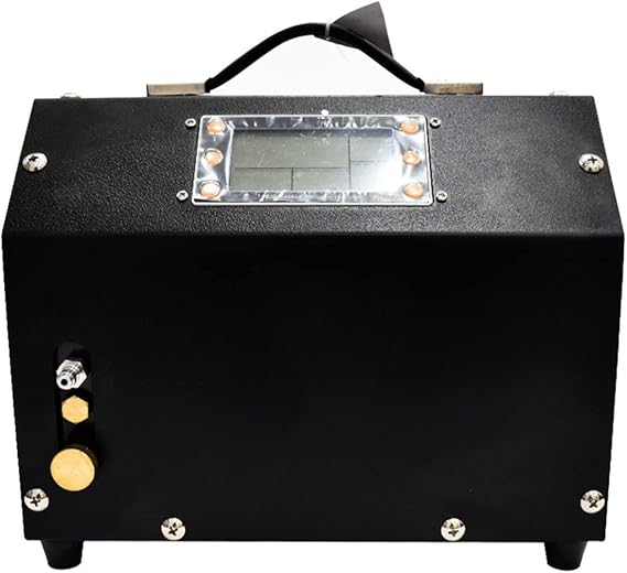 300Bar 4500Psi Digital Control Auto Stop 12V Portable Compressor PCP Air Compressor Pneumatic Inflator Scuba JIYAMI'EN EL (Size : 110V)