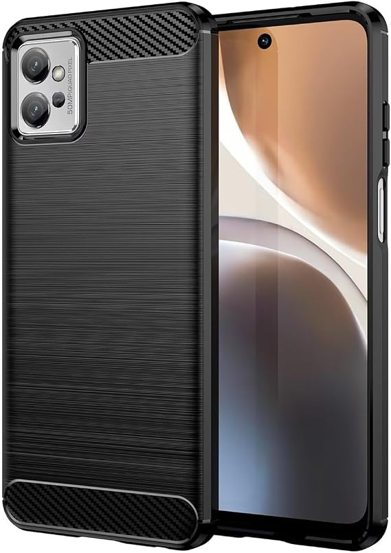 Case for Moto G32 Case, Motorola G32 Case, Ultra Slim Phone Cover with Shock-Absorption TPU Rubber Protective Cases for Motorola Moto G32 Black