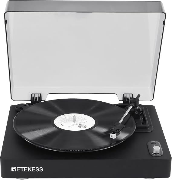Retekess TR643 Vinyl Record Player, Turntable AT-3600L Cartridge