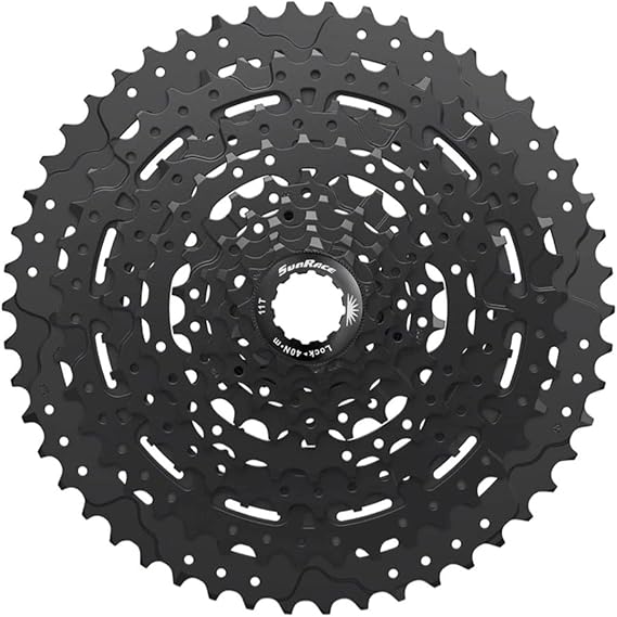 SunRace CSM993 9 Speed Bicycle Cassette - 11-50T, Black - CSM993.9A50.ES0 | bike-cassettes-and-freewheels
